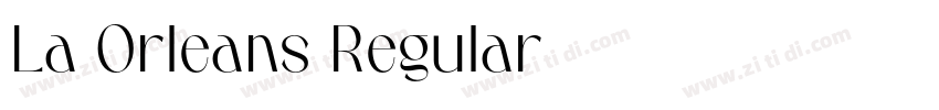 La Orleans Regular字体转换